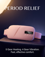 Women Menstrual Heating Pads Effective Hot Compress Period Relief Belt Rechargeable Heated Waist Massager Gifts for Female