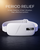 Women Menstrual Heating Pads Effective Hot Compress Period Relief Belt Rechargeable Heated Waist Massager Gifts for Female